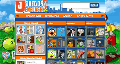 Desktop Screenshot of juegosenflash.org